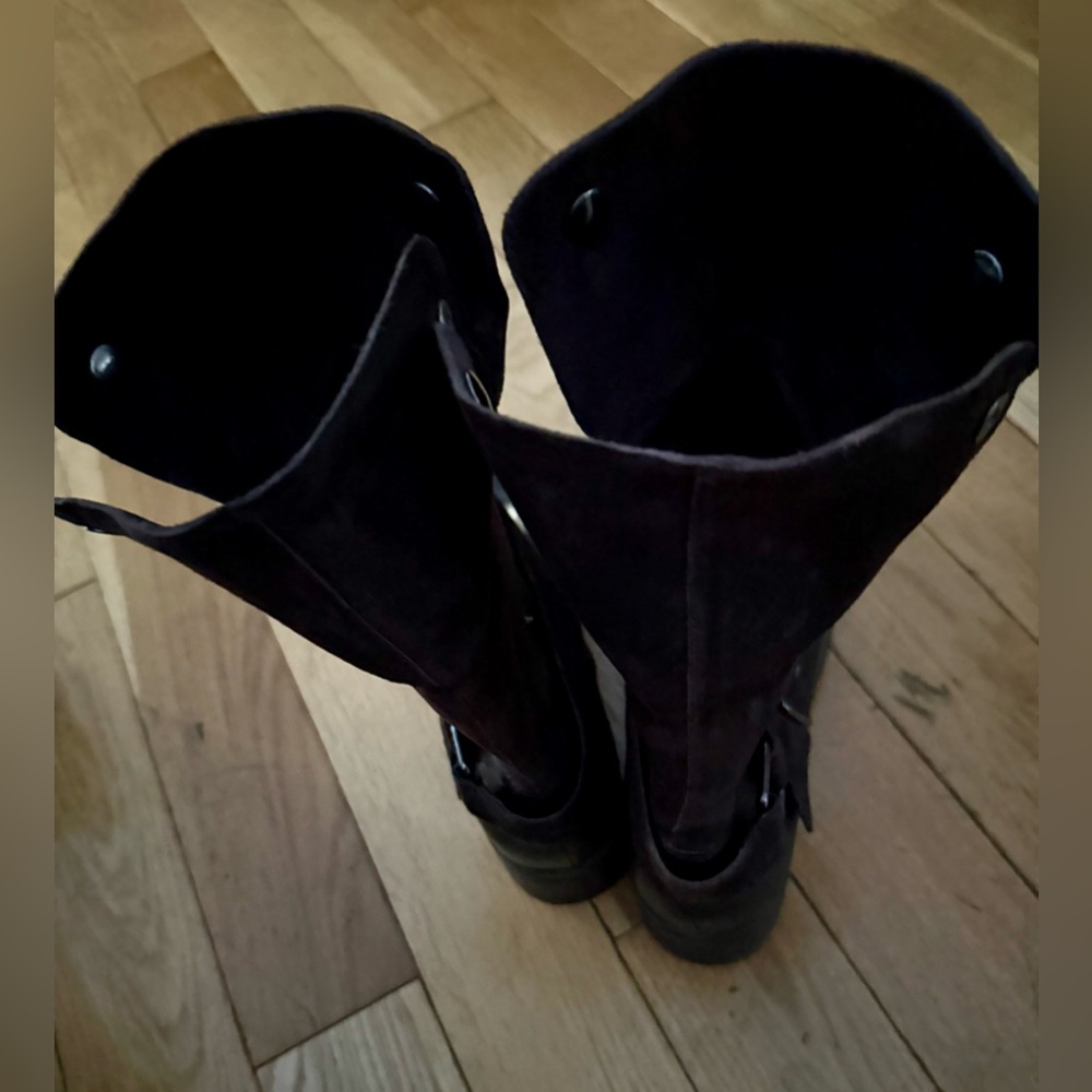 Clarks Brown Moto Boots - Picture 15 of 16